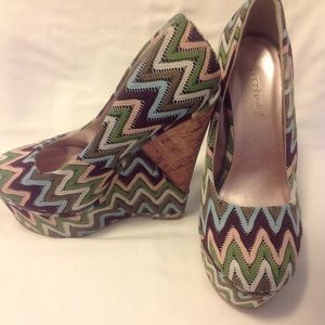 Ladies Wedge Shoes Fran Like New